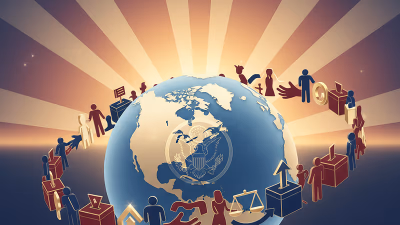 連結美國、委內瑞拉與格陵蘭島的地緣政治戰略地圖