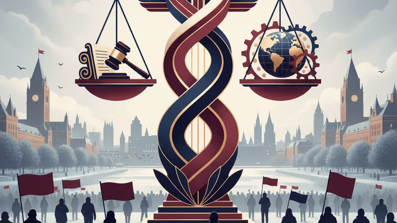 워싱턴 DC 백악관 앞에서 시위 중인 시민들의 모습