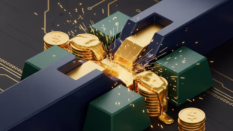 미국 1차 금속 제조 공장의 쇳물 주조 공정 전경