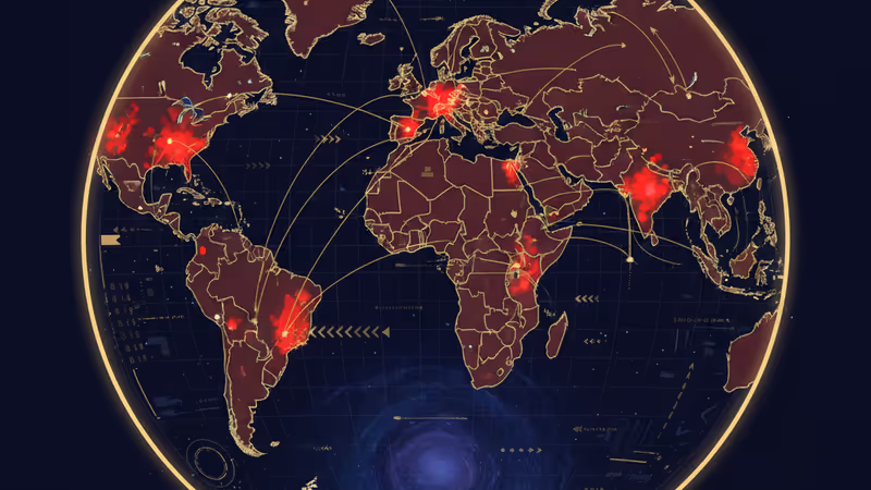 21世紀の軍事介入を象徴する煙と星条旗のイメージ