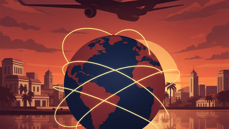 ベネズエラの地図を監視する軍関係者のシルエット