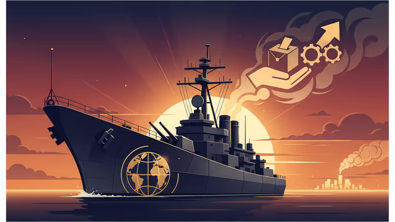 US Southern Command screengrab showing a vessel in the sea with debris