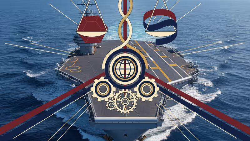 The USS Abraham Lincoln aircraft carrier sailing at sea