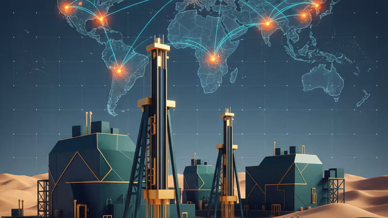 미국 내 현대적인 희토류 추출 및 정제 시설 전경