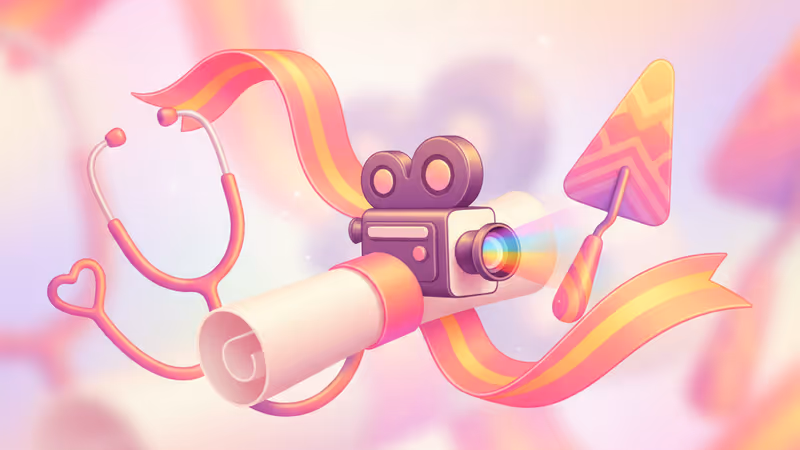 學位證書與各類創意工具並存的辦公桌場景