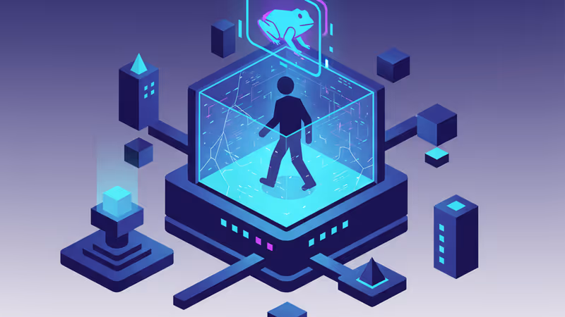 Conceptual image of Utah police AI misidentifying a person as a frog