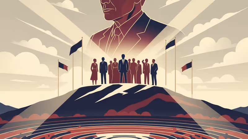 集会で演説するディオスダド・カベジョ氏