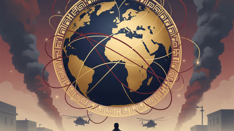 委內瑞拉首都加拉加斯肅殺且寂靜的街景