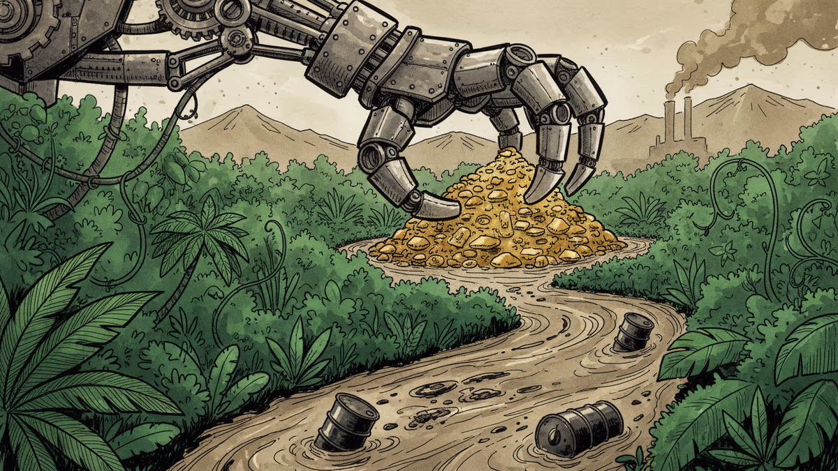 베네수엘라 오리노코강, 금광과 석유 사이에서 사라지는 생태계