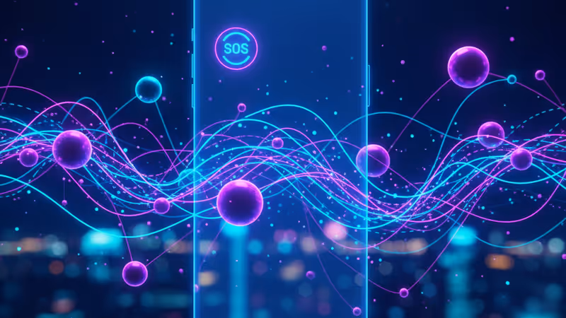 Verizon 用戶手機顯示 SOS 模式的斷網情景