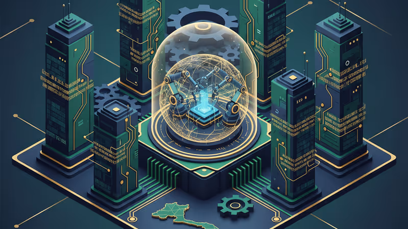 ベトナムの経済成長を示す上昇グラフとハノイの街並み