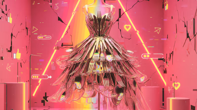 由多種奇特材料組成的創意婚紗展覽