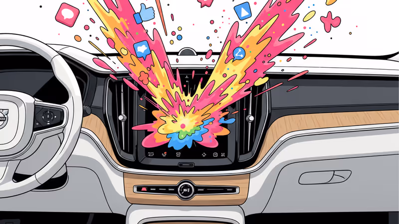 볼보 EX60 전기 SUV의 전면부와 세련된 디자인