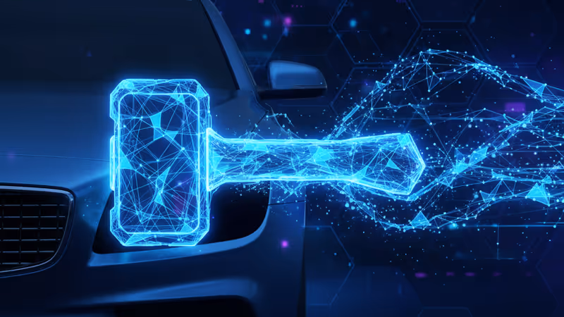 볼보 EX60의 세련된 실루엣과 미래지향적 전자 아키텍처 그래픽