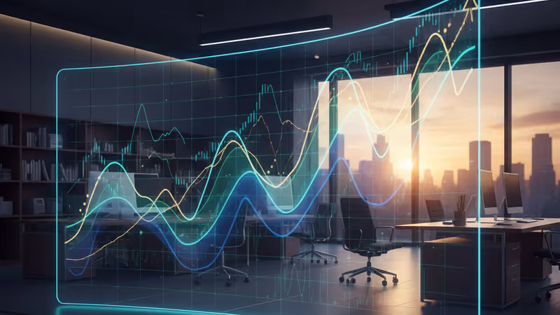 연말 거래가 한산한 뉴욕 증권거래소의 고요한 내부 전경