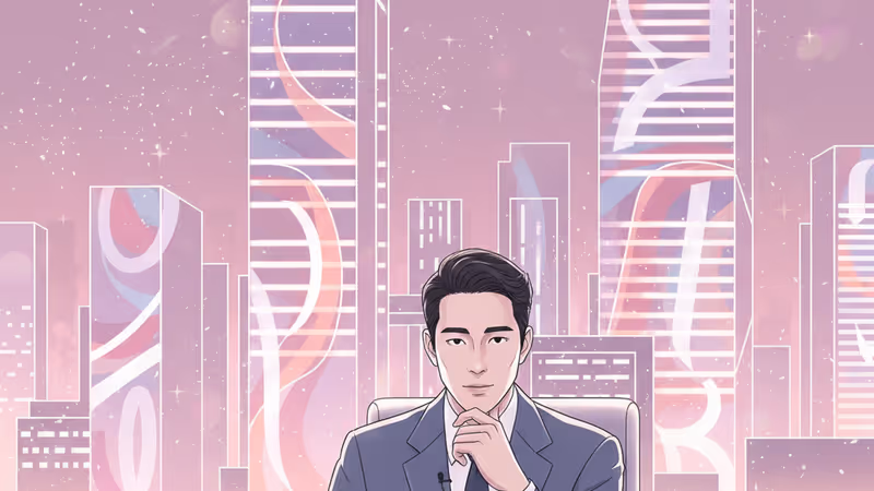 Actor Lee Soo Hyuk sharing his thoughts during a YouTube interview