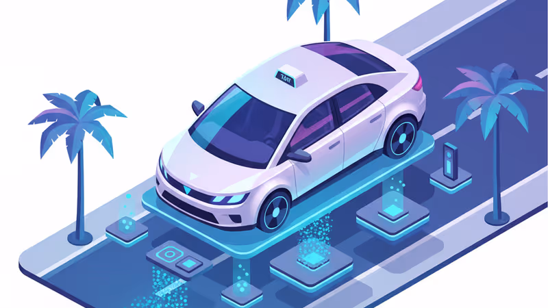 마이애미 시내를 주행하는 웨이모 자율주행 차량