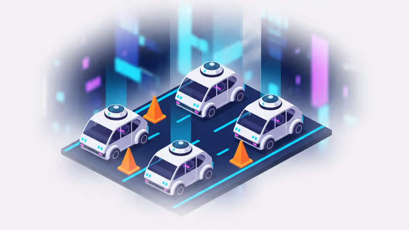 在舊金山霧中停駛的 Waymo 無人計程車