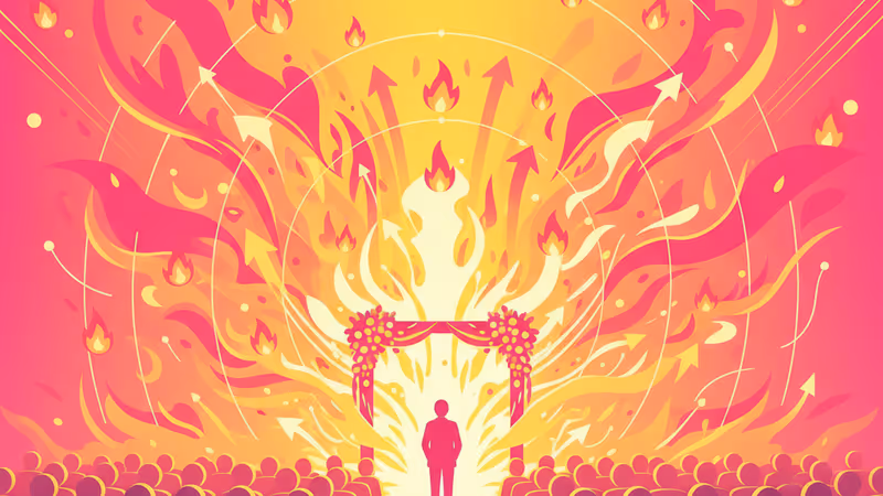 在婚禮現場突然站起來表示反對的賓客與驚訝的親友