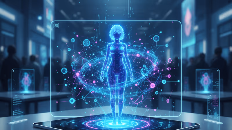 Razer Project AVA holographic AI assistant at CES 2026