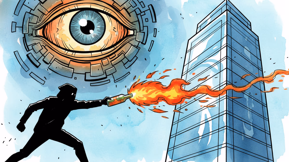 AI 증오가 폭력으로: 오픈AI CEO 자택 화염병 공격