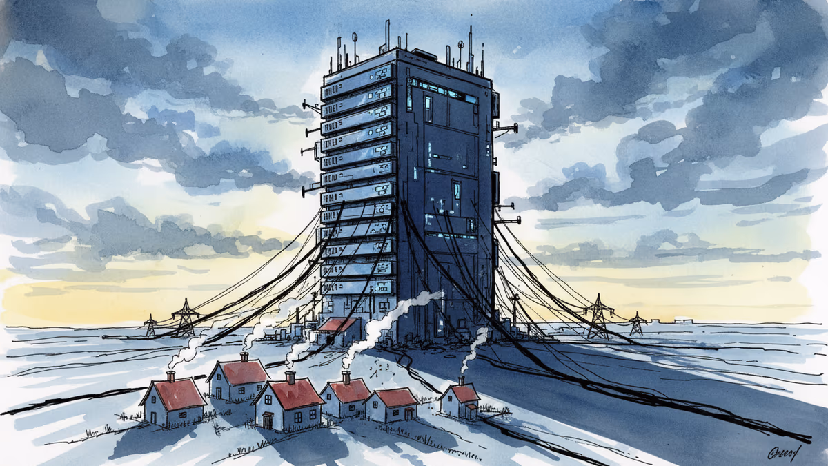 시골 마을에 온 메타의 거대한 그림자