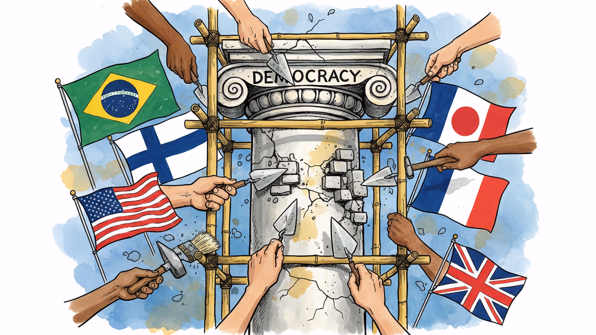 민주주의가 무너질 때, 어떻게 다시 일으켜 세울까