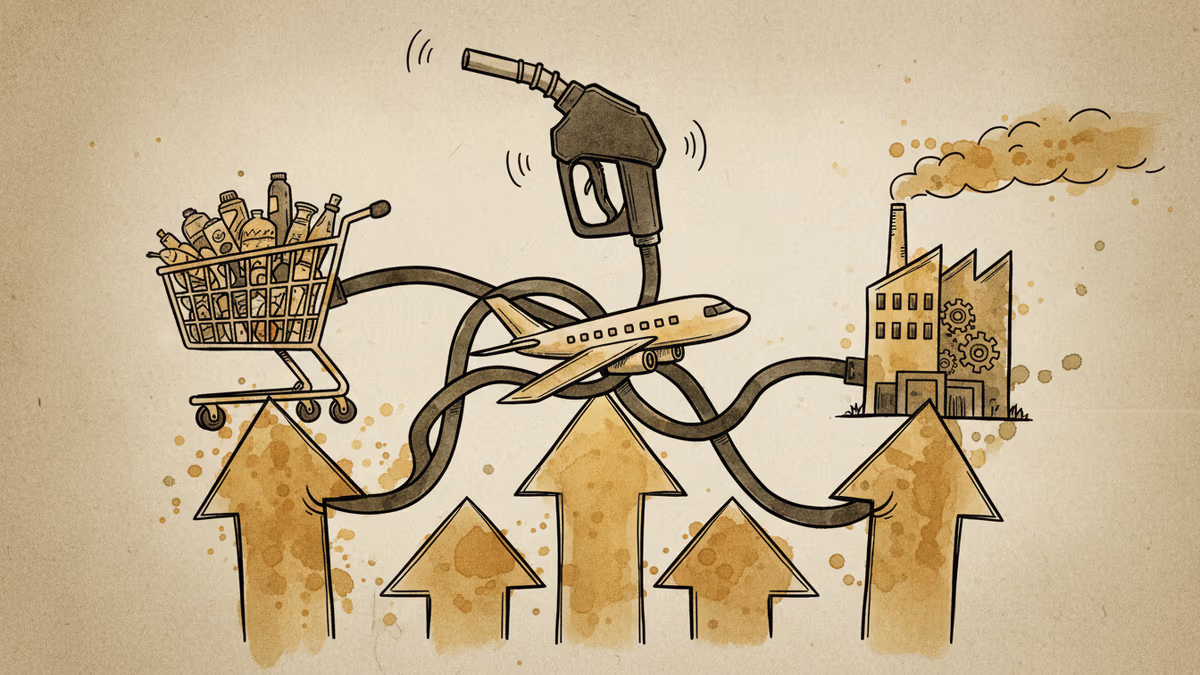 기름값이 오르면, 당신의 장바구니도 무거워진다