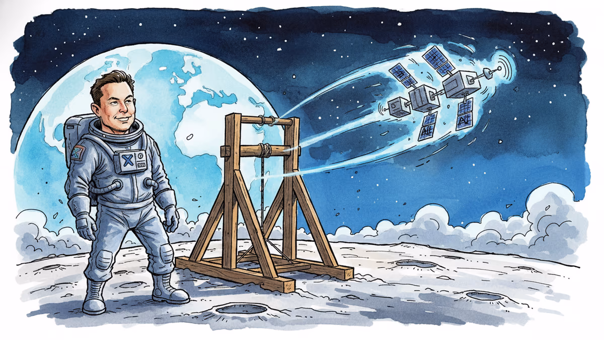 머스크가 달에 AI 공장을 짓겠다고 했을 때