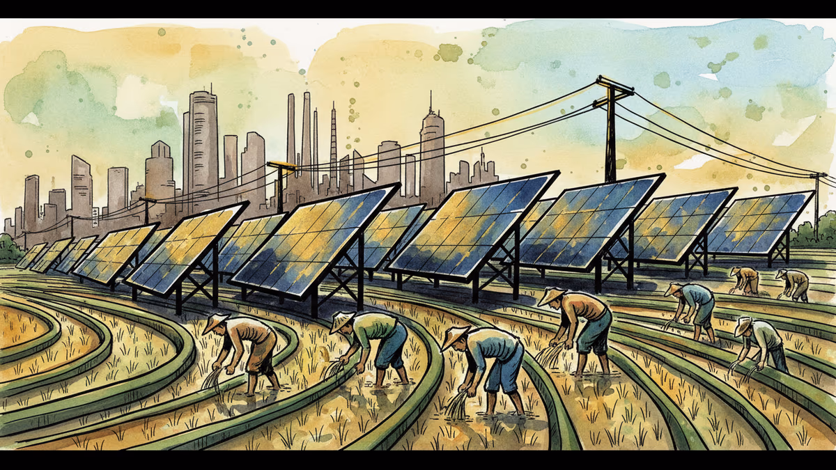 When Rice Fields Double as Power Plants