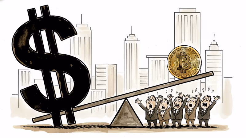 ビットコイン急落の真犯人：ドル高が暗号資産を直撃