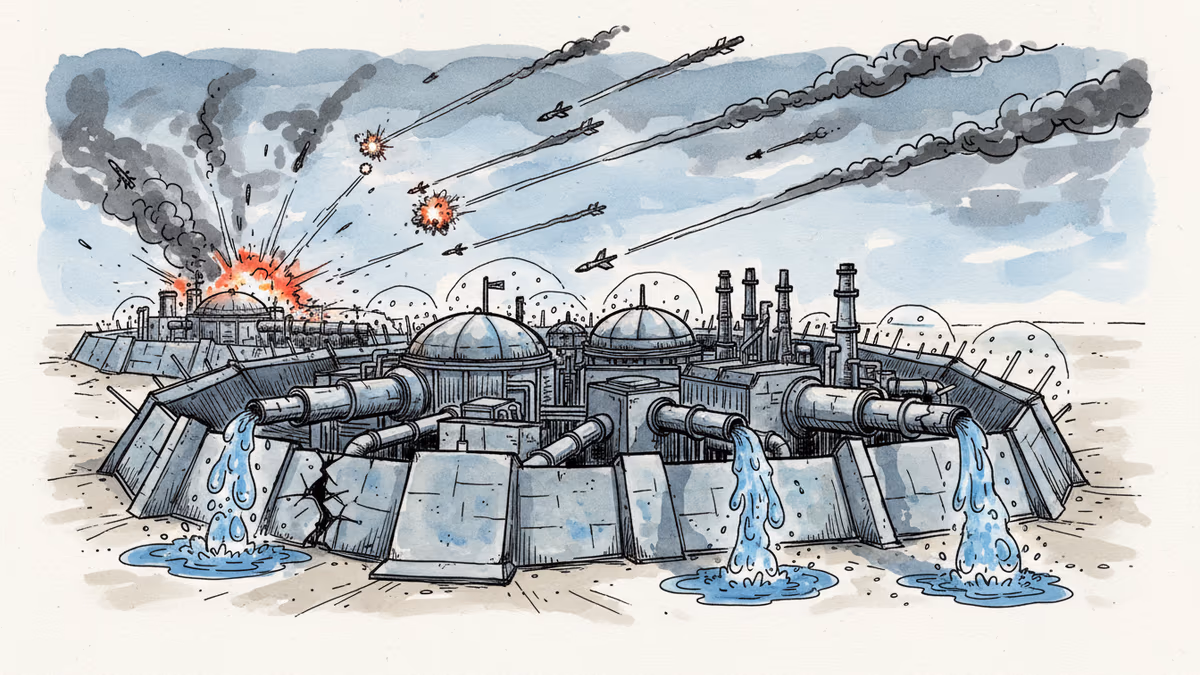 When Water Becomes a Weapon: The Hidden War on Middle East Desalination