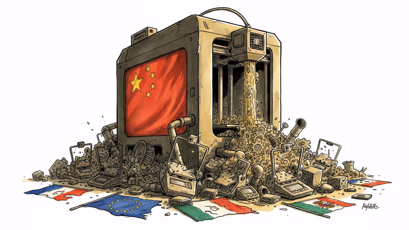 중국이 3D 프린팅 시장을 장악하는 동안, 유럽은 무엇을 했나