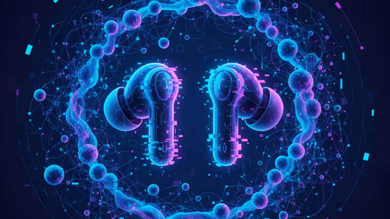 藍牙標誌與數位鎖結合並帶有數位干擾效果的示意圖