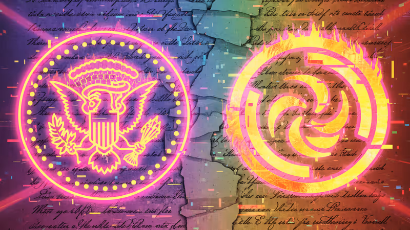 미국 토크쇼 '더 뷰'에서 트럼프 대통령을 비판하는 우피 골드버그의 모습