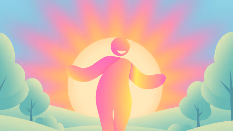 在陽光充足的咖啡館中散發自信光彩的熟齡女性