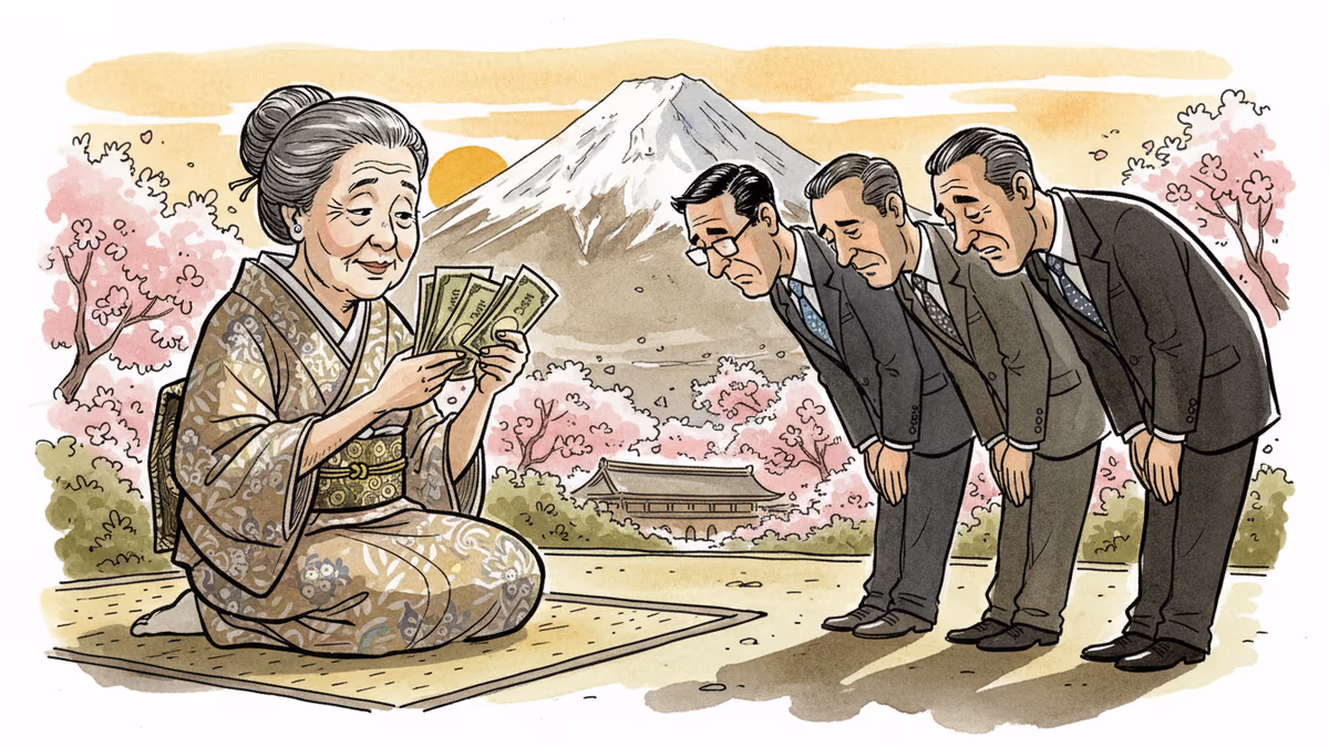 일본 할머니들이 미국 사모펀드를 구원하고 있다