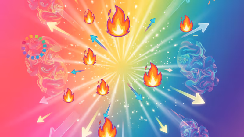 拿著現代咖啡杯、表情煩躁的中世紀學者畫像