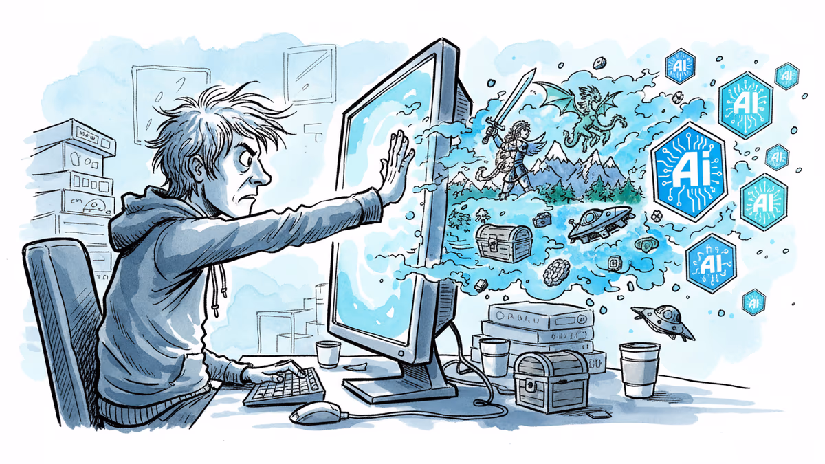 遊戲業為何對AI說「不」？