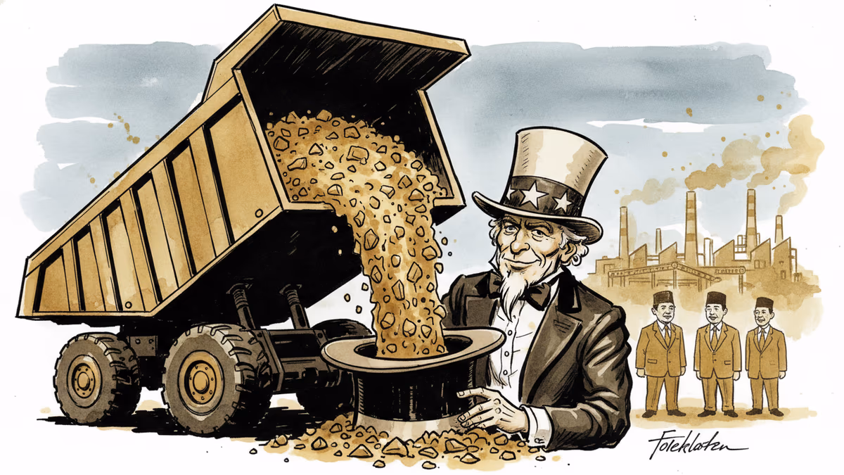 인도네시아가 트럼프 광물 협정을 포기해야 하는 이유