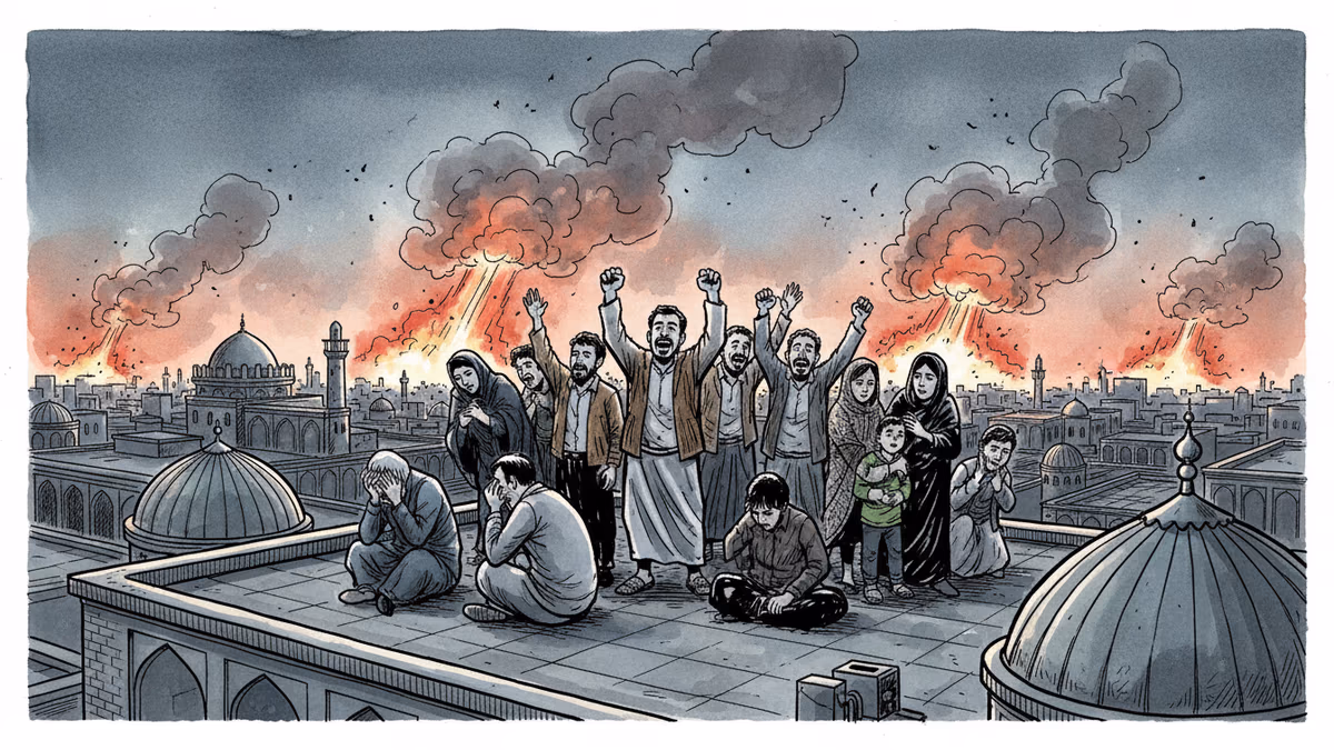 イラン国民の複雑な心境：空爆を歓迎する声と恐怖の狭間で