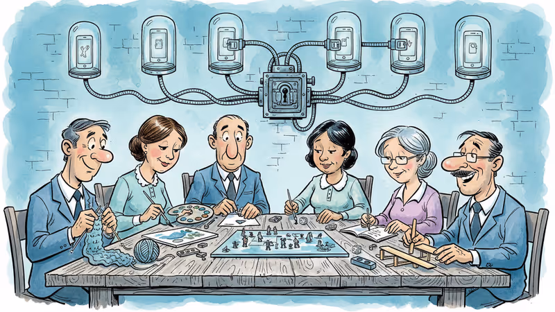 手機成癮時代的「離線俱樂部」：沉默一小時能找回什麼？