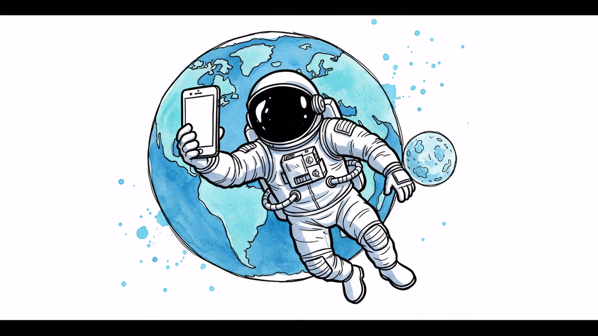 우주에서도 셀카 시대, NASA가 아이폰을 허용한 진짜 이유