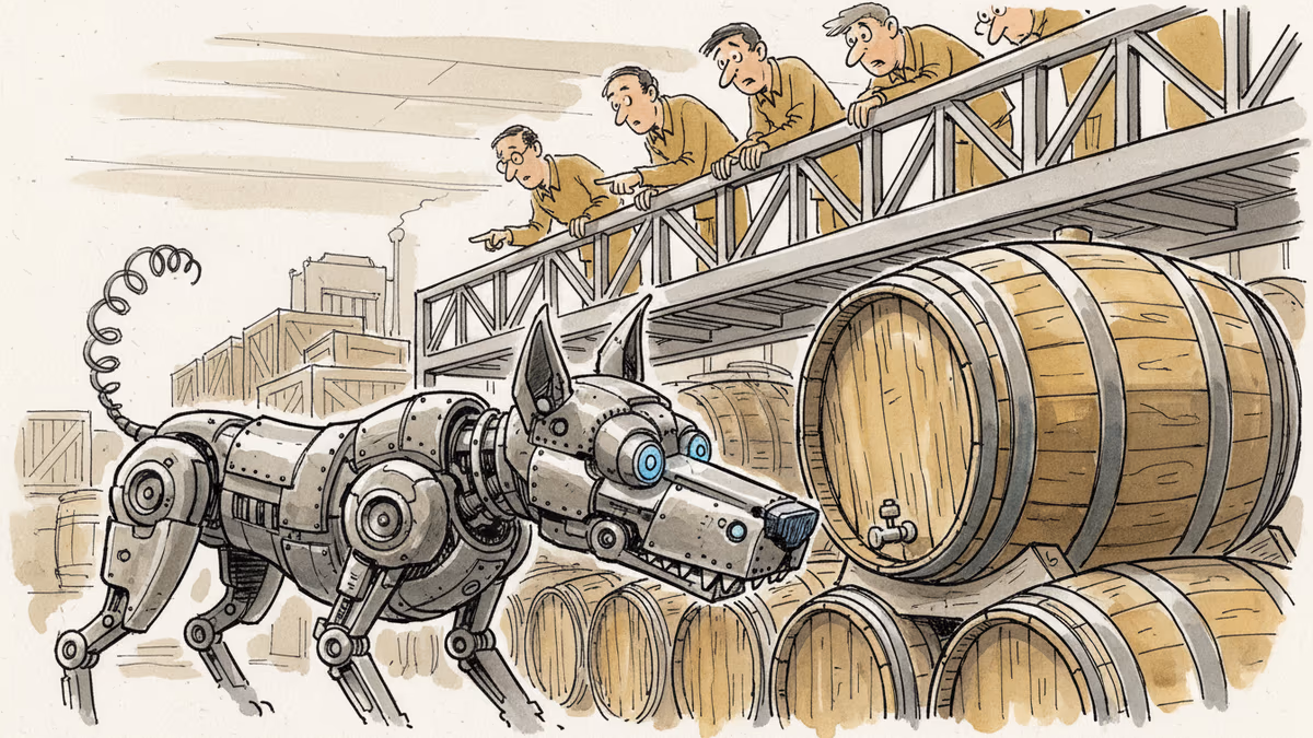 Why Robot Dogs Are Patrolling Whisky Warehouses