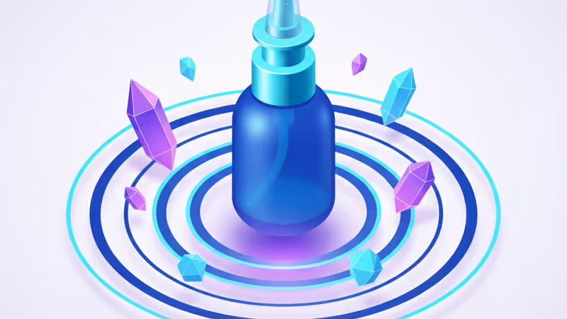 生理鹽水洗鼻科學功效的視覺化表現，呈現水的保護層