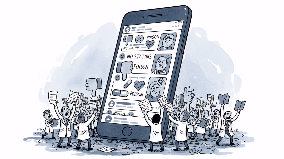 Why Social Media Turned Against Statins Despite Life-Saving Evidence
