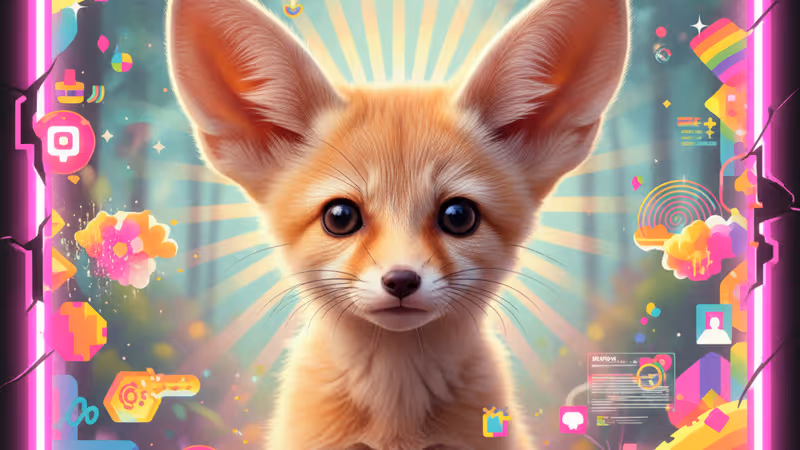 부드러운 햇살 아래 풀밭에 앉아 있는 귀여운 아기 동물의 클로즈업 사진