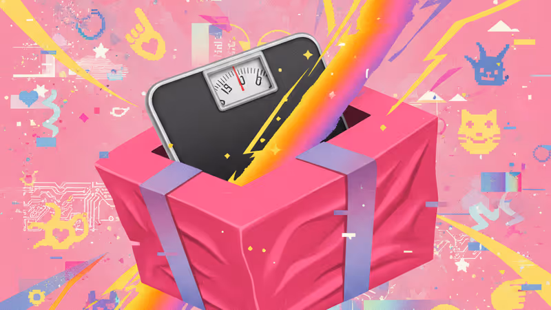 一名男子看到失望透頂的垃圾禮物時驚訝的表情