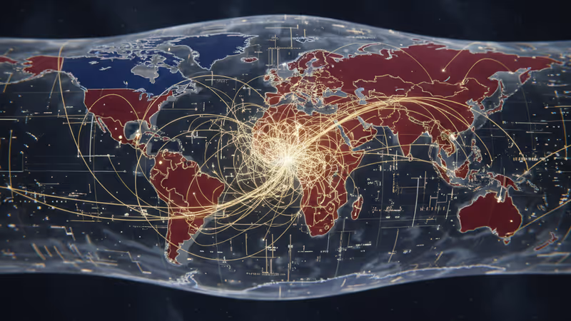 回路が内蔵された発光する繊維のクローズアップ画像