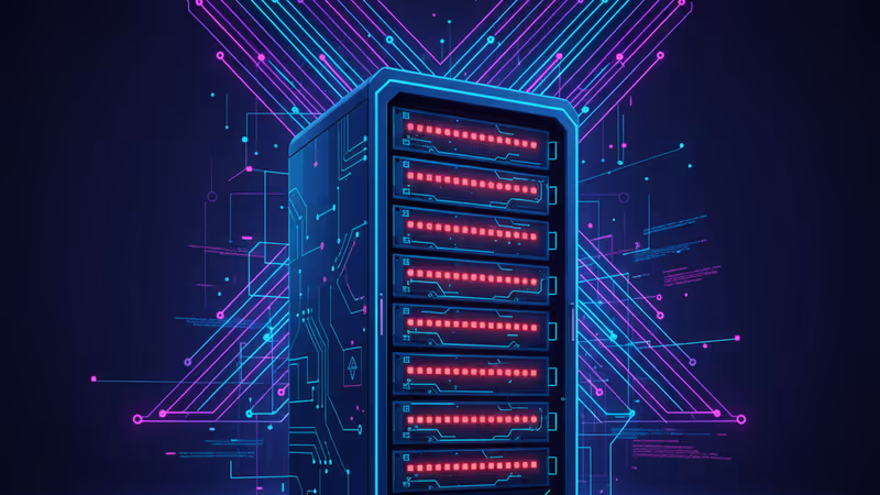 世界地図と接続エラーを象徴するデジタルグラフィック